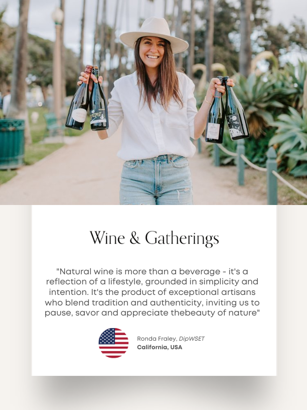 A wine producer among the vines